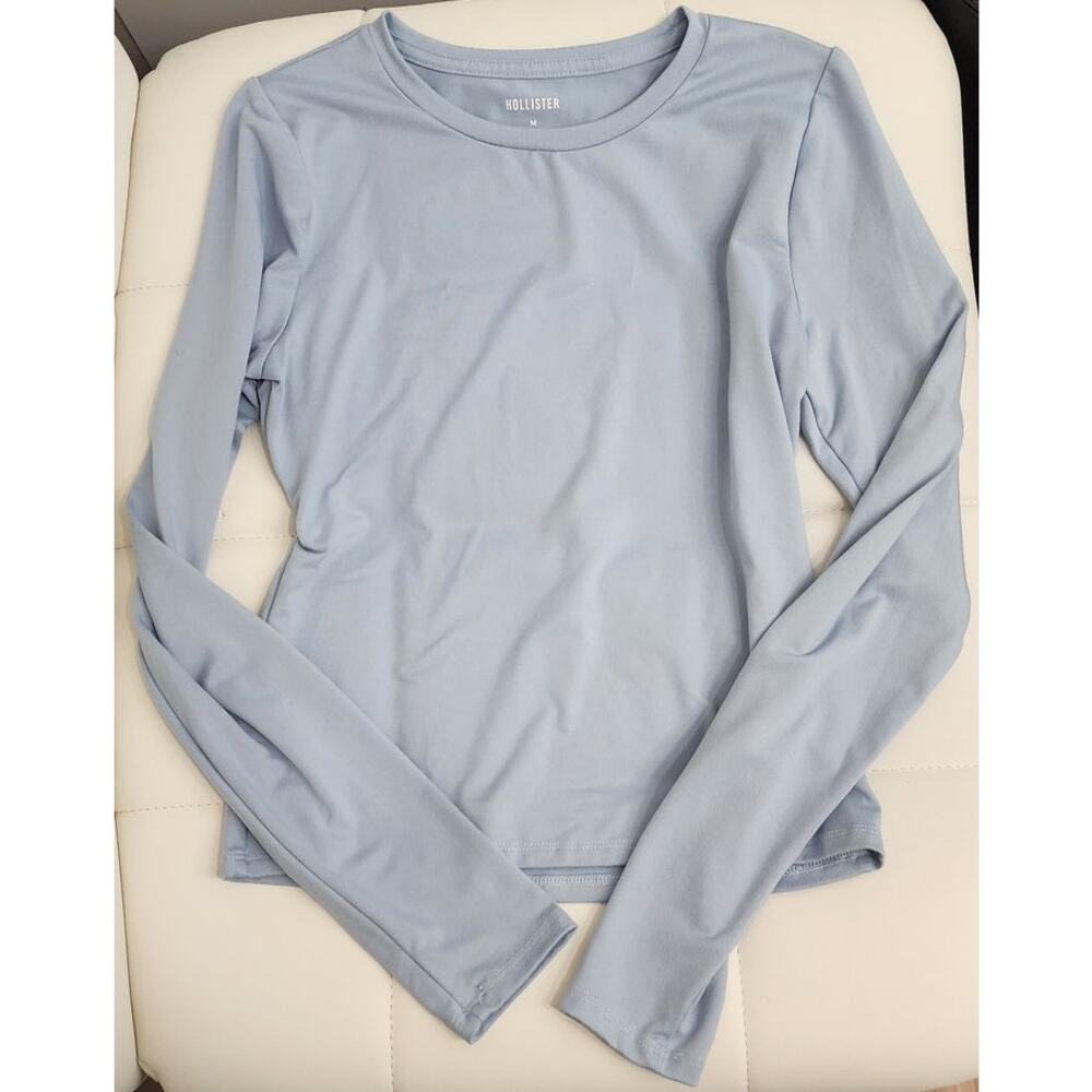 Fitted Seamless Long Sleeve Tee - M/Long